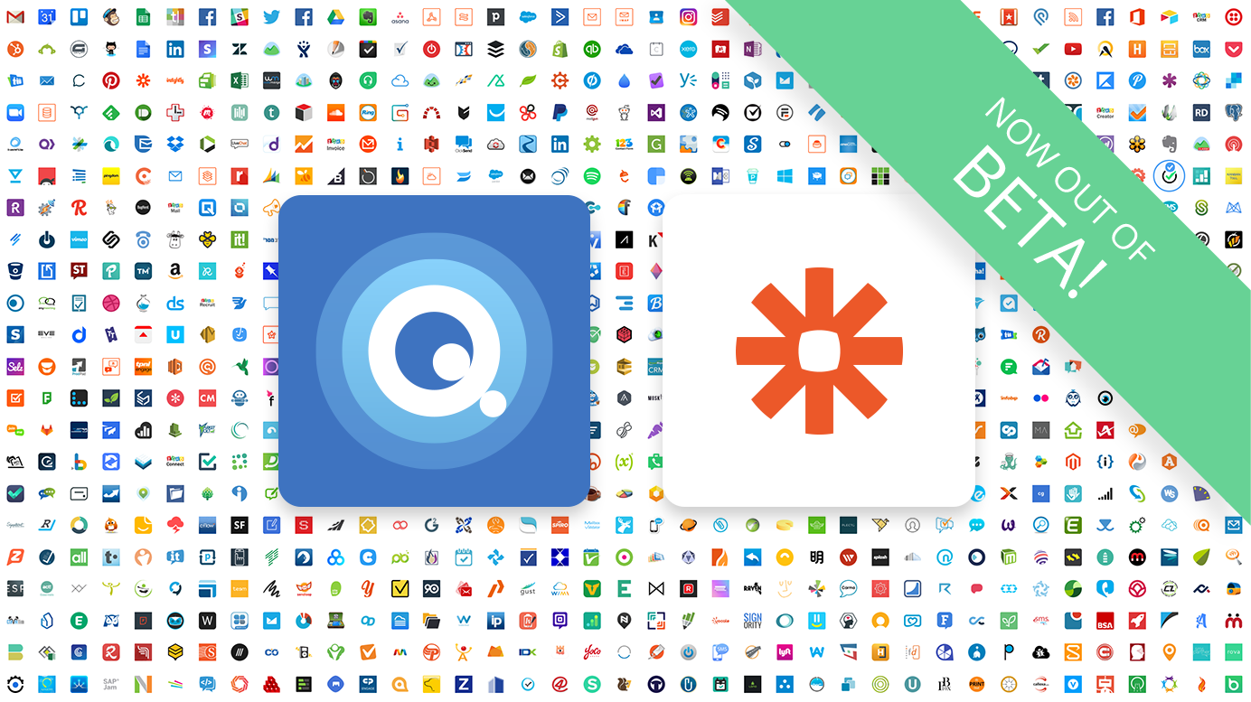 It’s official: Zapier together with Quotient connects with 1000+ Apps