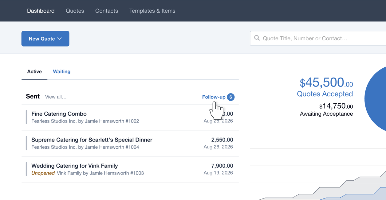 Follow-up on Dashboard Follow-up on Dashboard