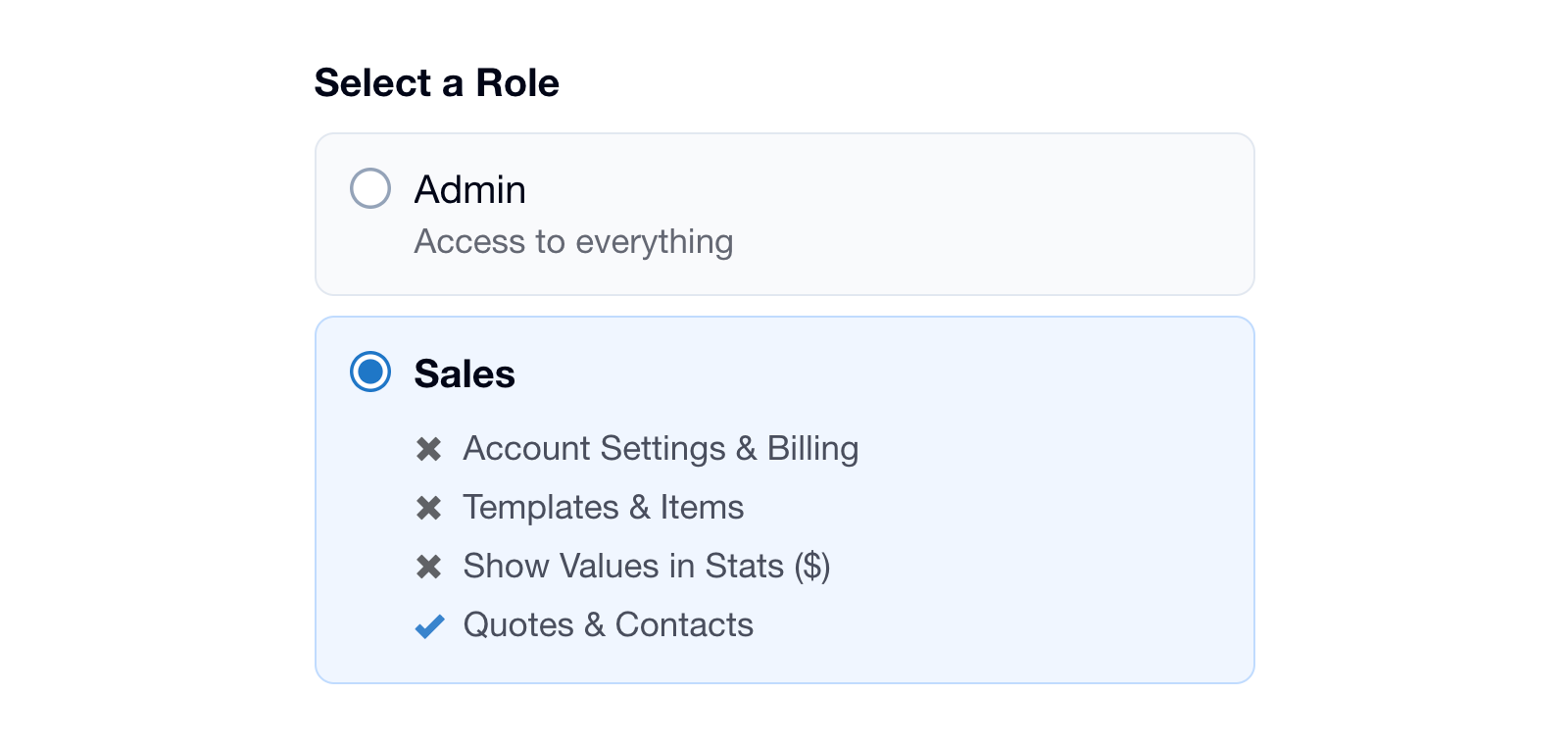 Roles Roles