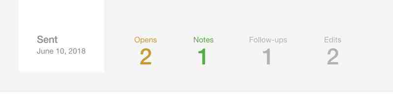 See how many times your customer has opened the quote