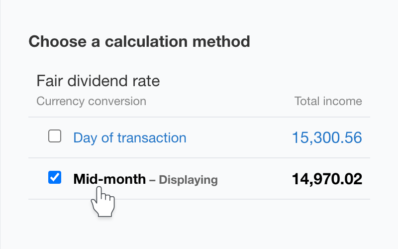 Choose the Most Optimal Calculation Method