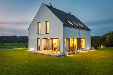 Modernized version of countryside family home, designed by an architect to perfectly suit surrounding landscape