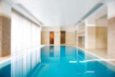 Indoor pool in classy hotel
