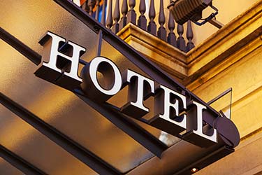 Quality 3D signage for classy and stylish hotel front