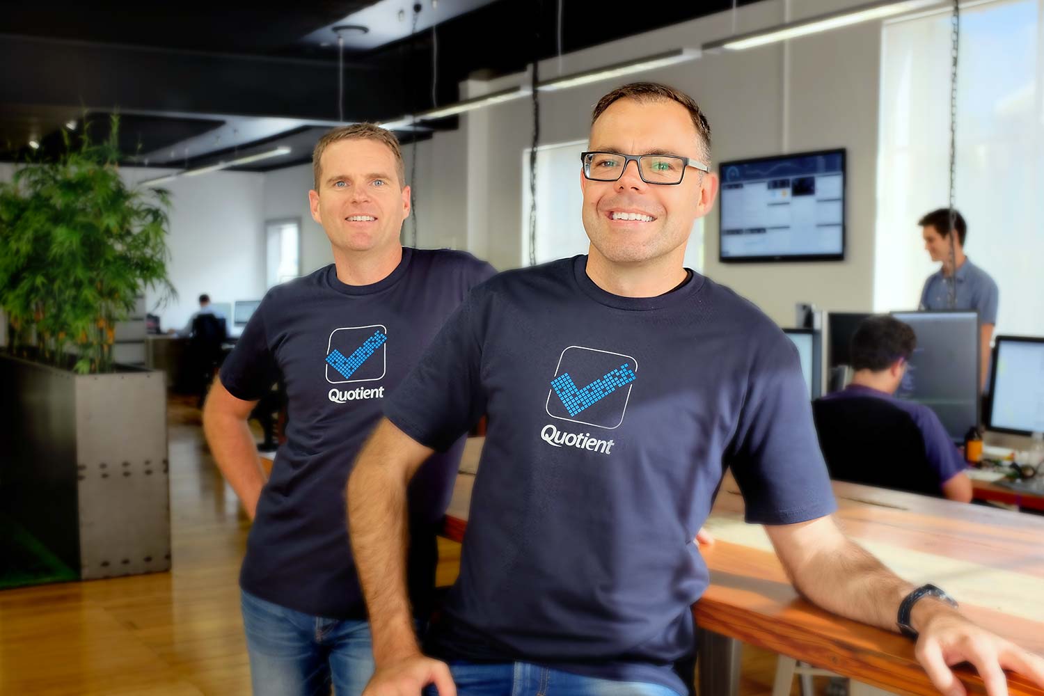 Quotient co-founders, Dale Vink and Nathan Carter